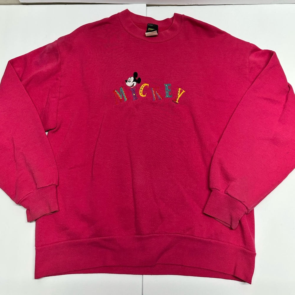 Mickey Unlimited Pink Mickey Sweater Size L
